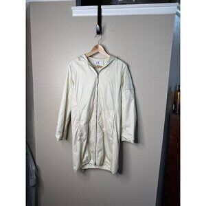 Armani Exchange Women's Tan Coat Size XS raincoat long sleeve long coat‎ Nylon